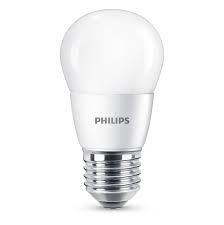 PHILIPS E27 7W 2700K 806lm náhrada 60W; LED kapková žárovka P48 opál