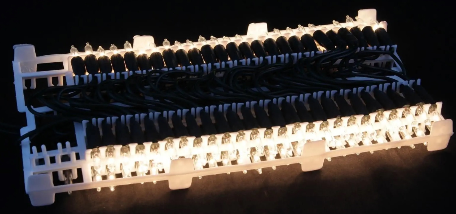 Tradiční žárovkové Vánoční osvětlení 100 žároviček teple bílá