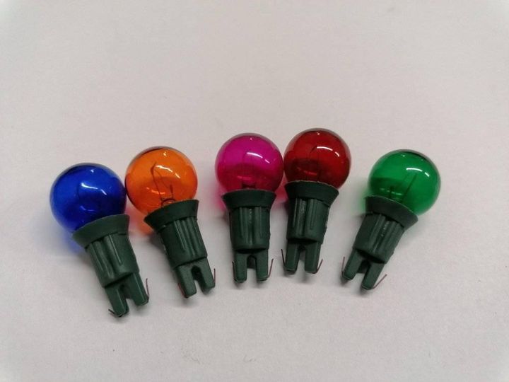 Žárovka kulička pro vánoční řetěz 7V barevná 1 ks
