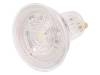 Žárovka LED studená bílá GU10 230VAC 350lm 4,8W 36°