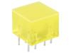 LED podsvětlení žlutá Čočka: difuzní,žlutá λd: 588nm 5÷20mcd