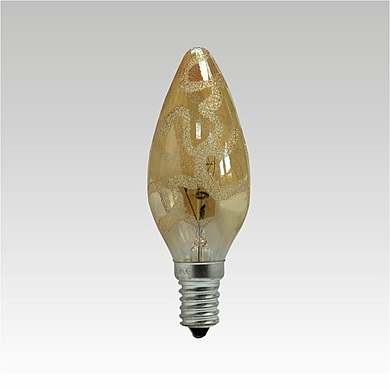CROCO svíčková žárovka 60W E14 GOLD