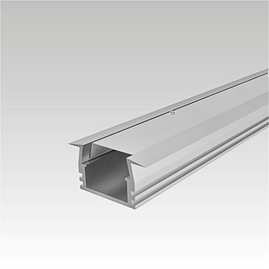 Al lišta+difusor P2212/2m clear podlahová