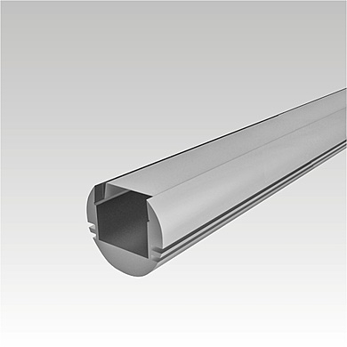 Al lišta+difusor P1816/2m opal kulatá