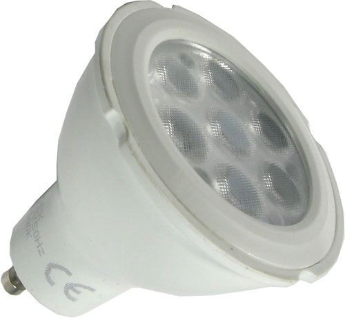 Žárovka LED GU10, 7xSMD2835, 230V/7W, teplá bílá, stmívatelná