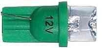 Žárovka LED T10 12V/0,25W zelená