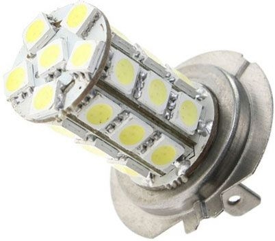 Žárovka LED H7 12V/5W, bílá, 27xSMD5050