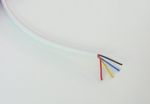 Kabel RGB kulatý 4x0,19 - Kabel RGB  kulatý 4x0,19
