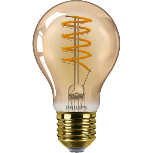 PHILIPS LED bulb A60 4W/25W E27 1800K 250lm Dim 15Y gold