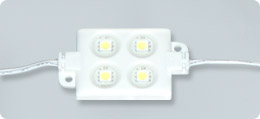 LED modul hranatý 4x5050 60lm bílý