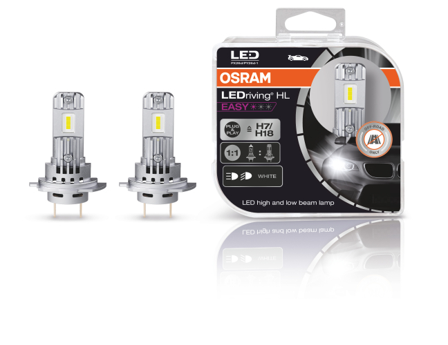 LED H7/H18 12V OSRAM set 2ks LED