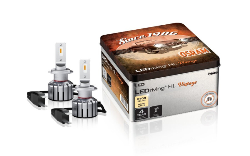 LED H7/H18 12V VINTAGE OSRAM set 2ks LED RETRO