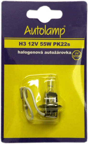 žárovka H3 12V 55W PK22s blistr