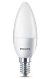 PHILIPS E14 7W 6500K 830lm náhrada 60W; LED žárovka svíčková opál