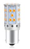 žárovka LED 12V 21W BAu15s oranžová CANBUS 2400lm