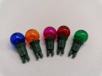 Žárovka kulička pro vánoční řetěz 12V barevná 1 ks