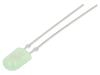 LED oválná 5,2x3,8mm zelená 1560÷2660mcd 110/40° 20mA