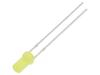 LED 3mm yellow 330÷500mcd 140° Front: flat 1.8÷2.6V