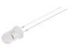 LED 5mm oranžová 12000÷14400mcd 30° 3÷5V 20mA Čelo: vypouklé