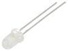 LED 5mm white cold 28200÷64600mcd 15° Front: convex 3.2÷4V