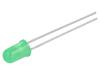 LED zelená 5mm 5,6÷19mcd 36° Čelo: vypouklé 2,1÷2,6VDC
