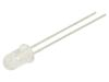 LED zelená 5mm 520÷980mcd 22° Čelo: vypouklé 2,1÷2,4VDC