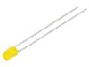 LED žlutá 3mm 112÷280mcd 30° Čelo: vypouklé 2÷2,6VDC