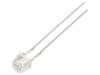 LED modrozelená 4,8mm 1560÷2180mcd 140° Čelo: vypouklé