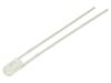 LED zelená 3mm 18000mcd 25° Čelo: vypouklé 1,6÷2,4VDC