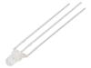 LED červeno/modrá 3mm 30° Čelo: vypouklé 1,6÷2,4/2,6÷3,4VDC