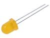 LED oranžová 8mm 270mcd 60° Čelo: vypouklé 1,6÷2,4VDC