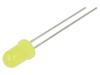 LED žlutá 5mm 220mcd 50° Čelo: vypouklé 2,5÷15VDC Poč.výv: 2