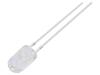 LED modrá 5mm 4200÷5800mcd 30° Čelo: vypouklé 2,8÷3,6VDC