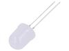 LED zelená 10mm 22000÷25000mcd 30° Čelo: vypouklé 3,1÷3,6VDC