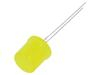 LED žlutá 9,7mm 585÷595mcd 180° Čelo: plochý 1,8÷2,6VDC