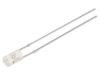 LED červená 3mm 500÷750mcd 140° Čelo: plochý 5VDC Poč.výv: 2