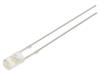 LED bílá teple 3mm 1120÷1560mcd 140° Čelo: plochý 5VDC