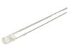 LED bílá studená 3mm 1560÷2180mcd 140° Čelo: plochý 5VDC