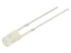LED zelená 3mm 450÷600mcd 100° Čelo: plochý 2,7÷3,2VDC