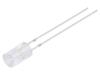 LED červená 5mm 100÷150mcd 120° Čelo: vyduté 12VDC Poč.výv: 2