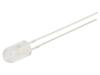 LED zelená 5mm 3000÷4200mcd 30° Čelo: vypouklé 12VDC -30÷85°C