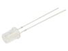 LED zelená 5mm 1120÷1560mcd 120° Čelo: vyduté 2,9÷3,4VDC