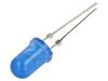 LED modrá 5mm 4200÷5800mcd 30° Čelo: vypouklé 2,7÷3,4VDC
