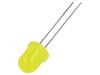 LED žlutá 8mm 250÷600mcd 45° 1,7÷2,6VDC Poč.výv: 2 -40÷85°C