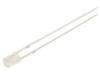 LED oranžová 3mm 68÷100mcd 140° Čelo: vyduté 12VDC Poč.výv: 2