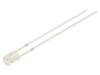 LED žlutá 3mm 68÷100mcd 140° Čelo: vyduté 12VDC Poč.výv: 2
