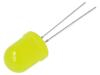 LED žlutá 10mm 1120÷500mcd 30° Čelo: vypouklé 1,8÷2,2VDC 66mW