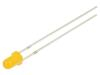 LED oranžová 3mm 150÷220mcd 60° Čelo: vypouklé 1,8÷2,2VDC