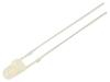 LED bílá teple 3mm 220÷330mcd 60° Čelo: vypouklé 2,8÷3,4VDC