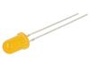 LED oranžová 5mm 220÷330mcd 60° Čelo: vypouklé 1,8÷2,2VDC